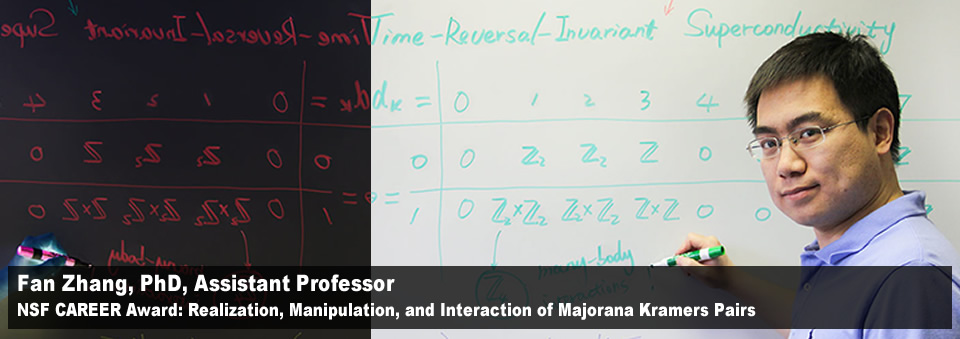 Fan Zhang, PhD, Earns NSF CAREER Award